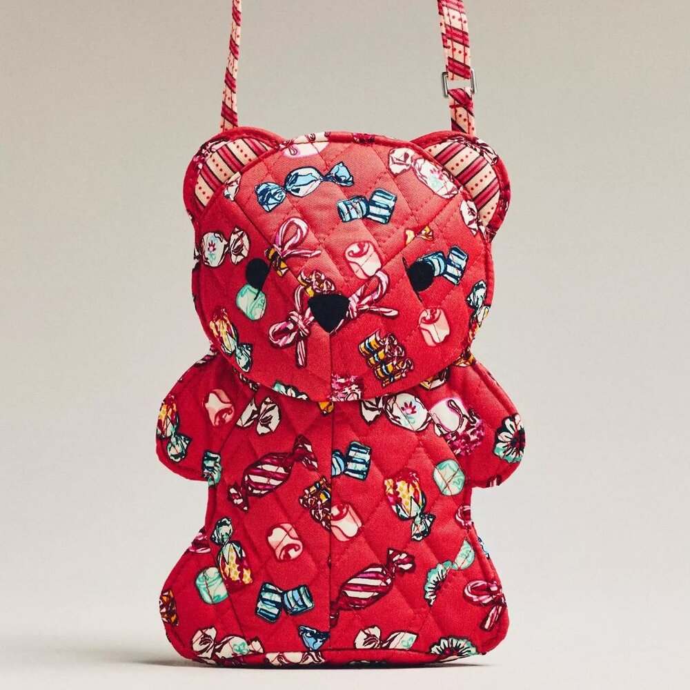 NWT $68 Price Firm Vera Bradley x Anthropologie Classic Bear Crossbody Bag  145.